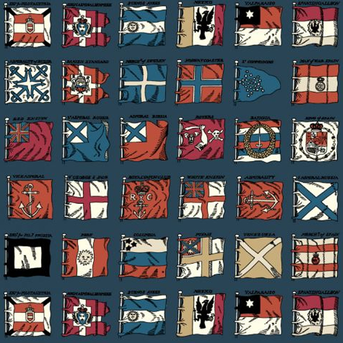 Mulberry Home Naval Ensigns Wallpaper