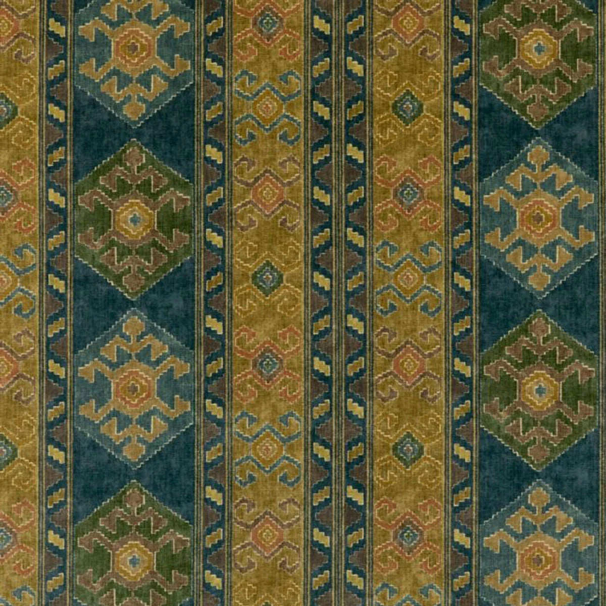 Nomad Velvet Fabric - Mulberry Home