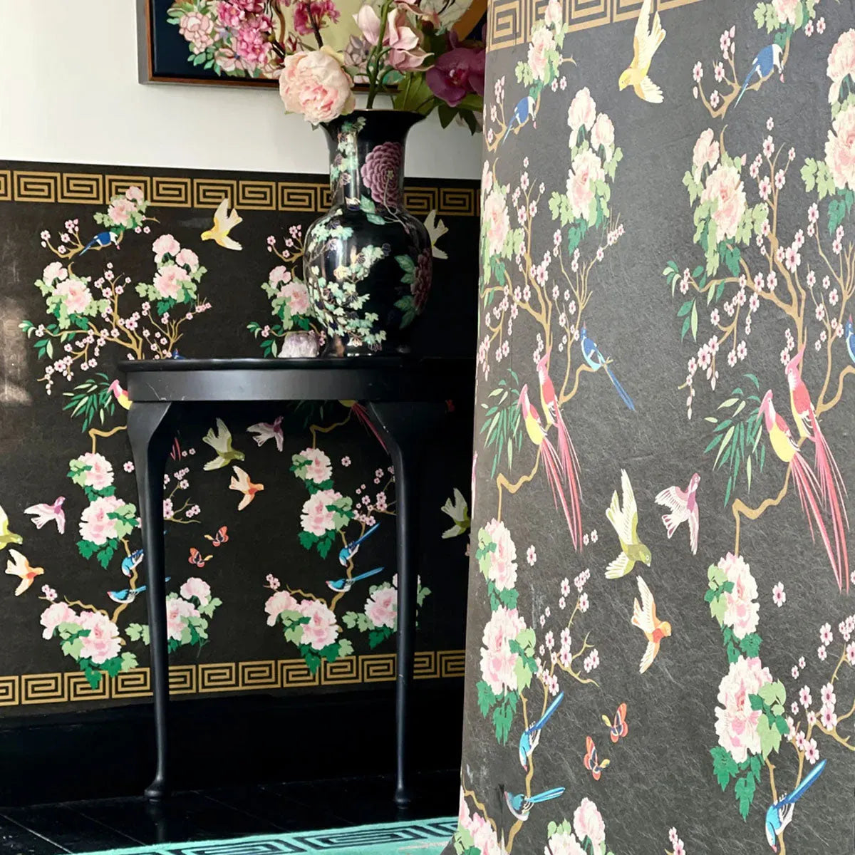 Nurture Dark Wallpaper - Wendy Morrison Design - Courthouse Interiors
