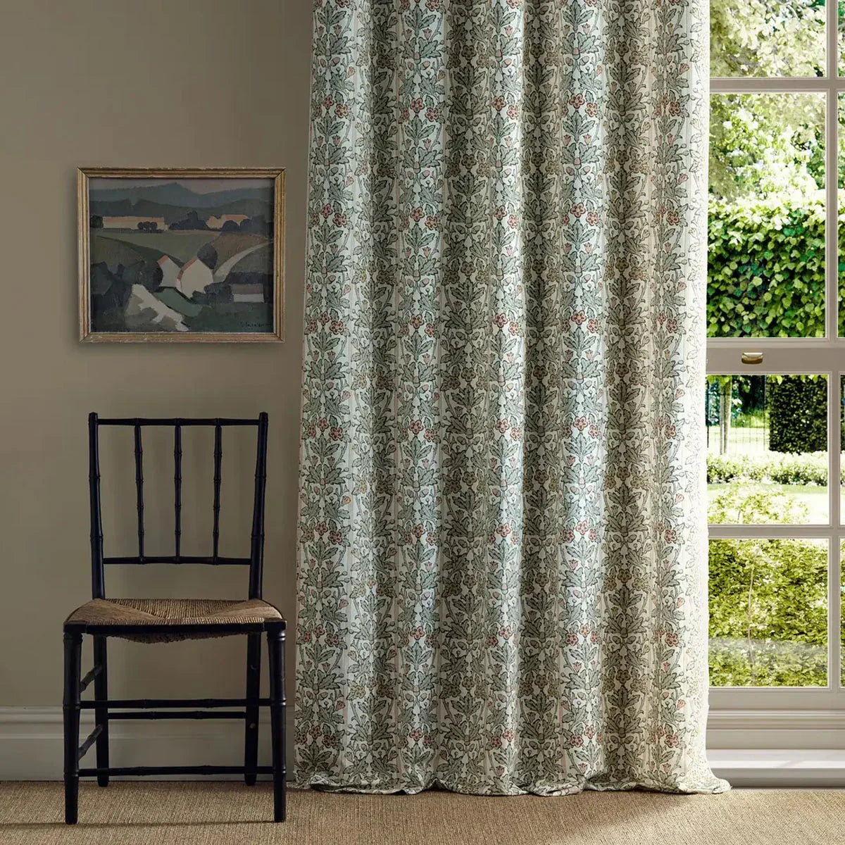 Oak & Blossom Fabric - Morris & Co