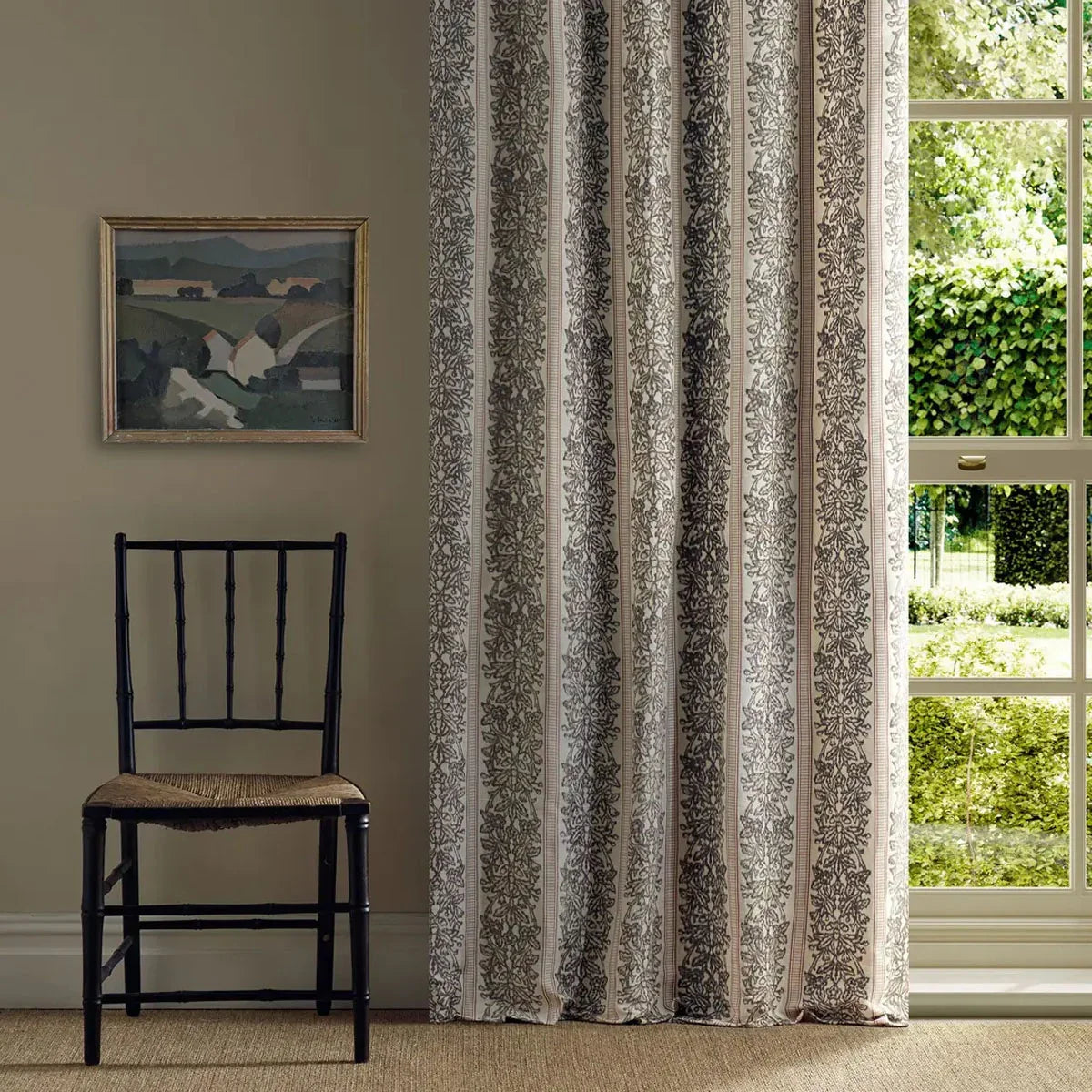 Oak & Blossom Weave Fabric - Morris & Co