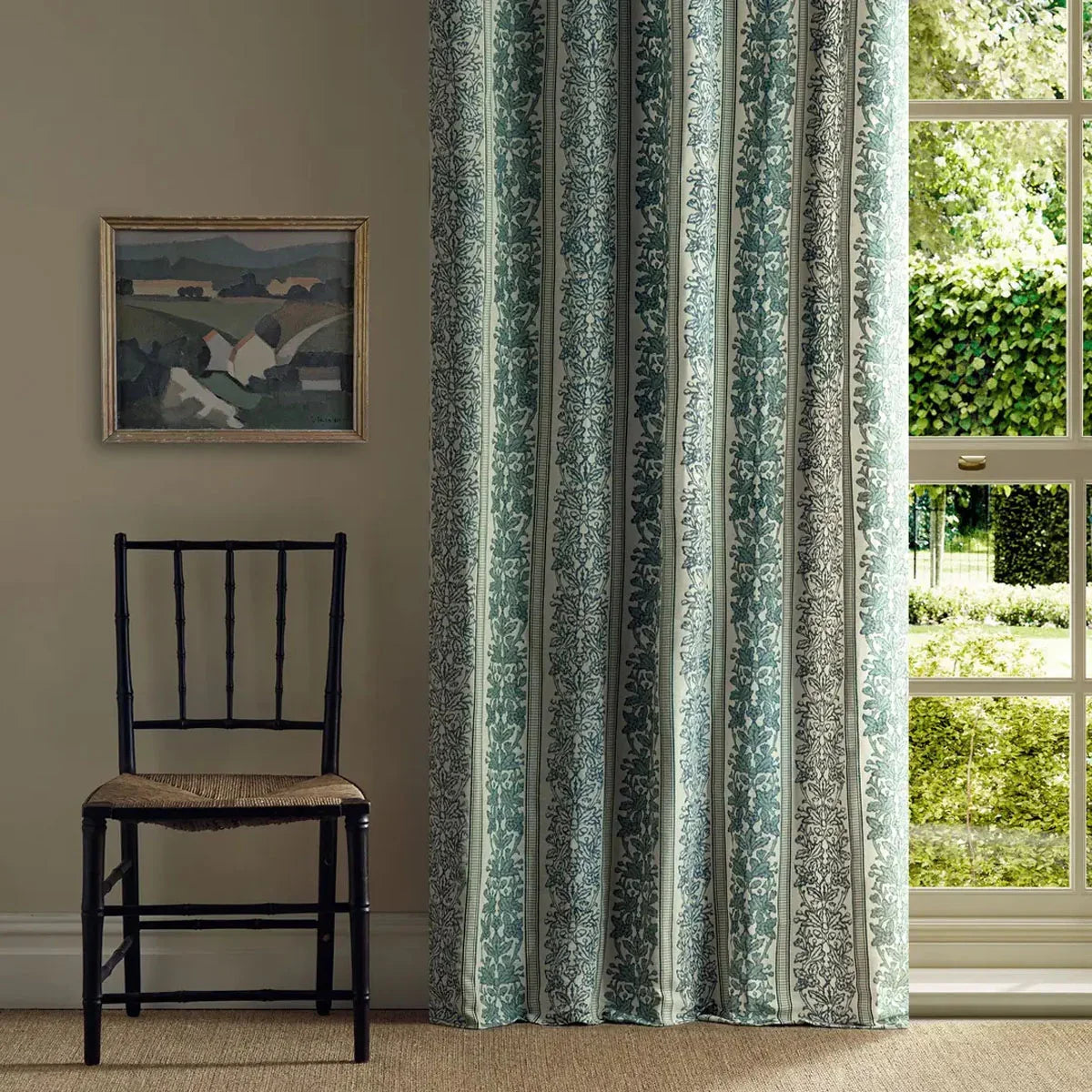 Oak & Blossom Weave Fabric - Morris & Co