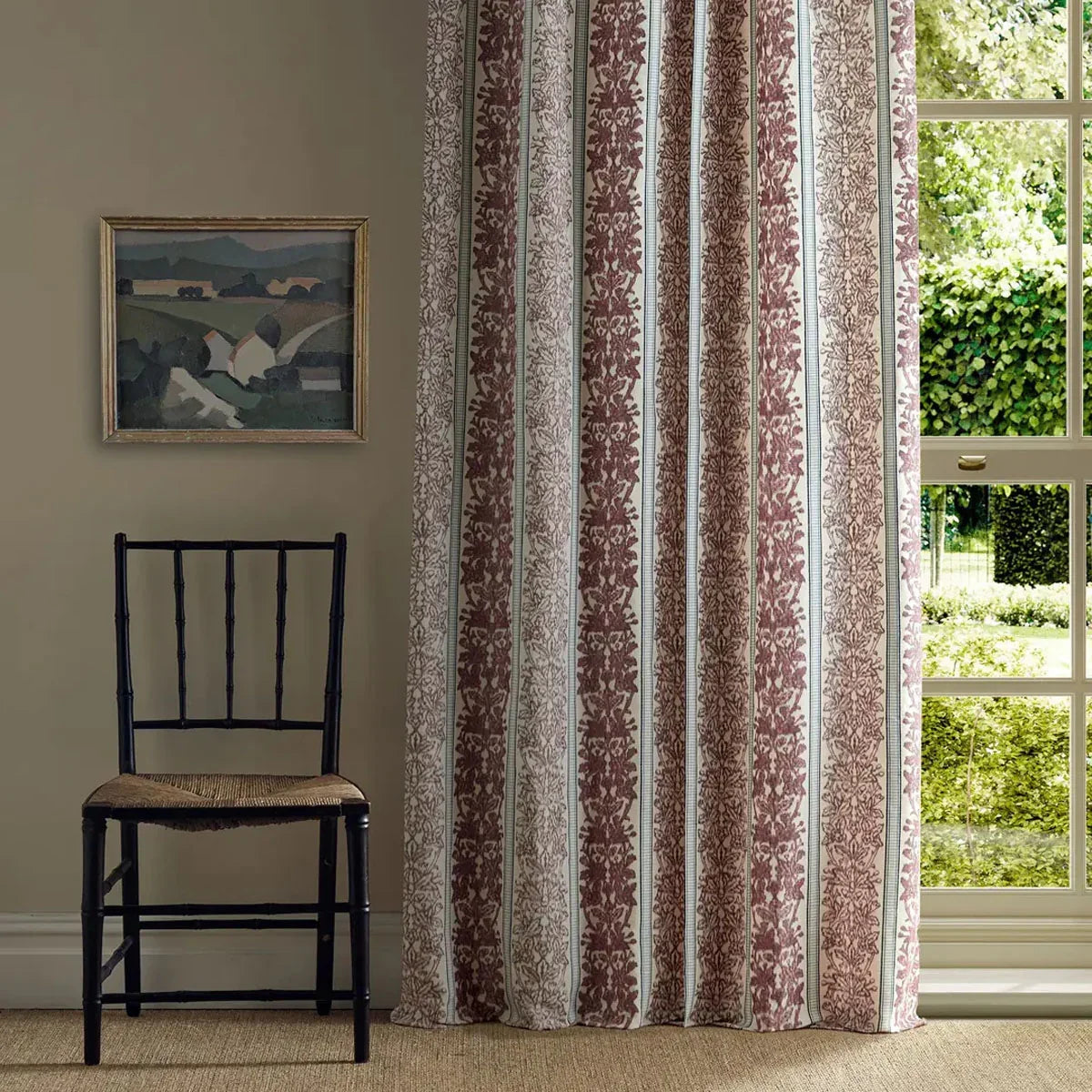 Oak & Blossom Weave Fabric - Morris & Co