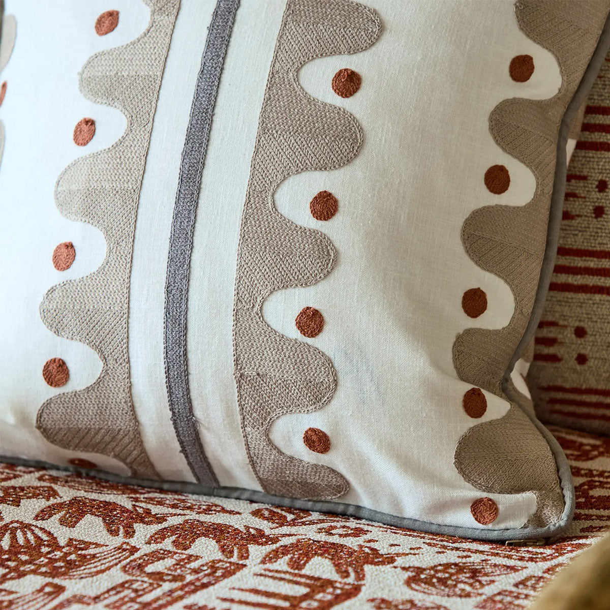 Oakham Embroidery Fabric - Scion