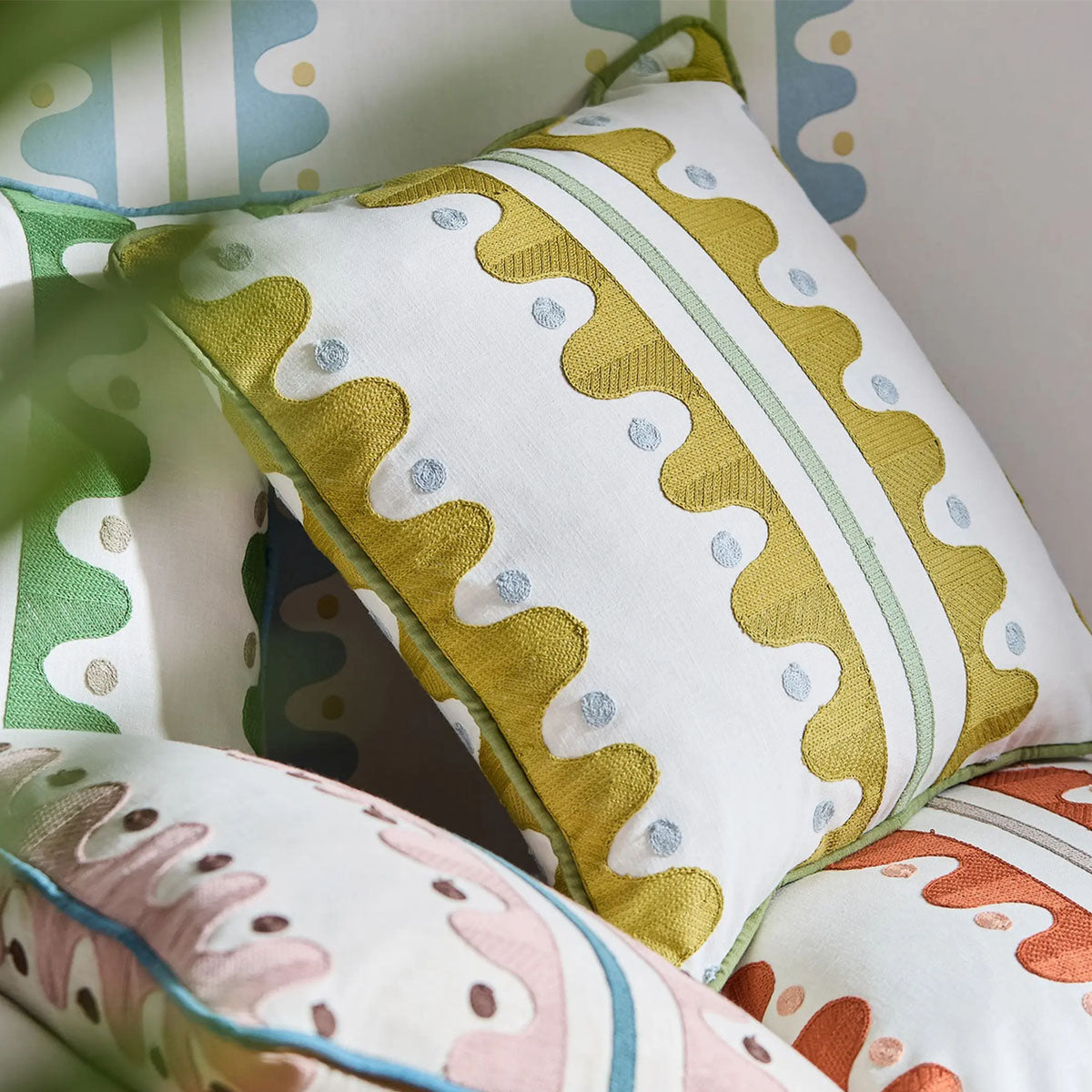 Oakham Embroidery Fabric - Scion