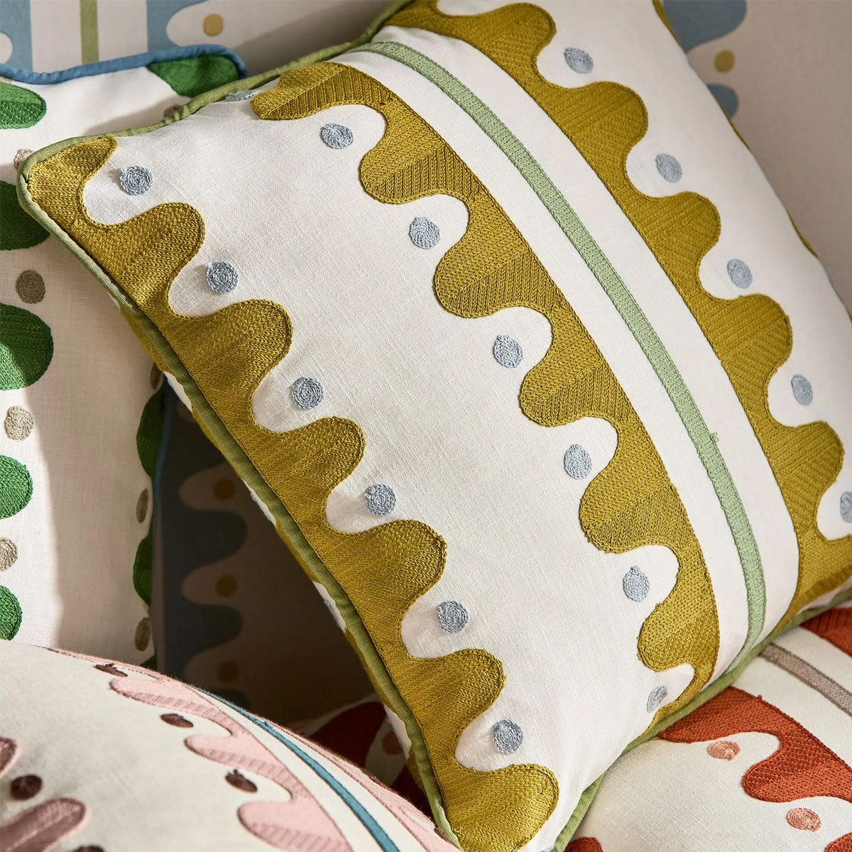 Oakham Embroidery Fabric - Scion