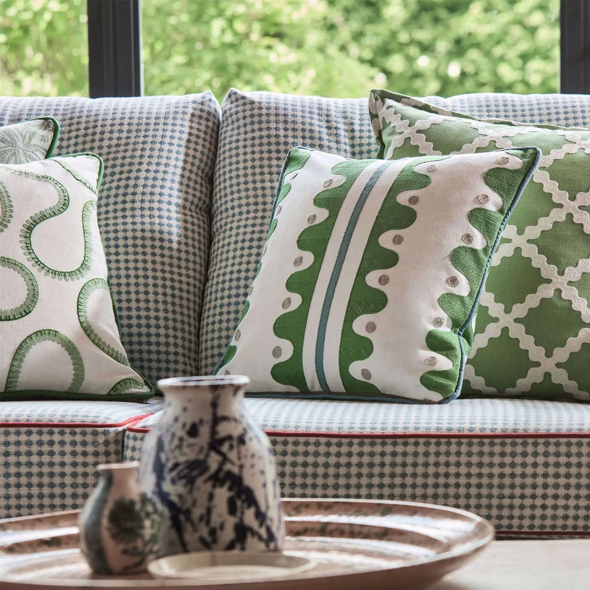 Oakham Embroidery Fabric - Scion