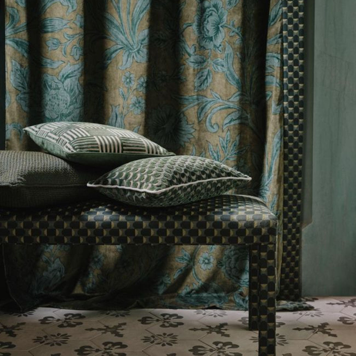 Obi Check Fabric - Liberty