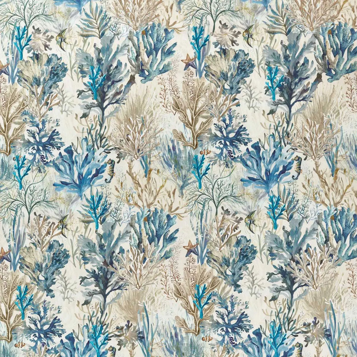 Oceana Print Fabric - Clarke & Clarke