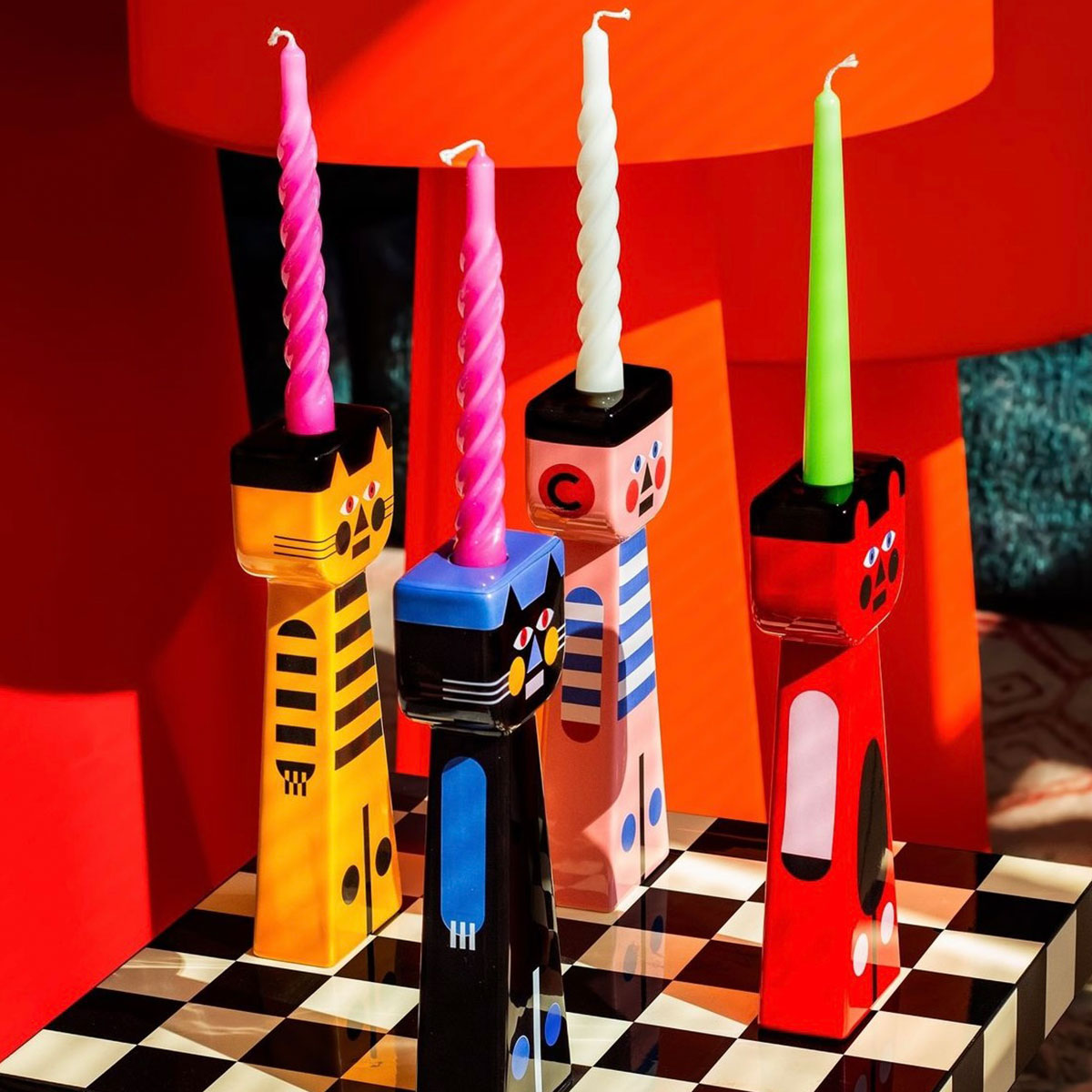 Oggian Candlesticks by Marco Oggian - Qeeboo