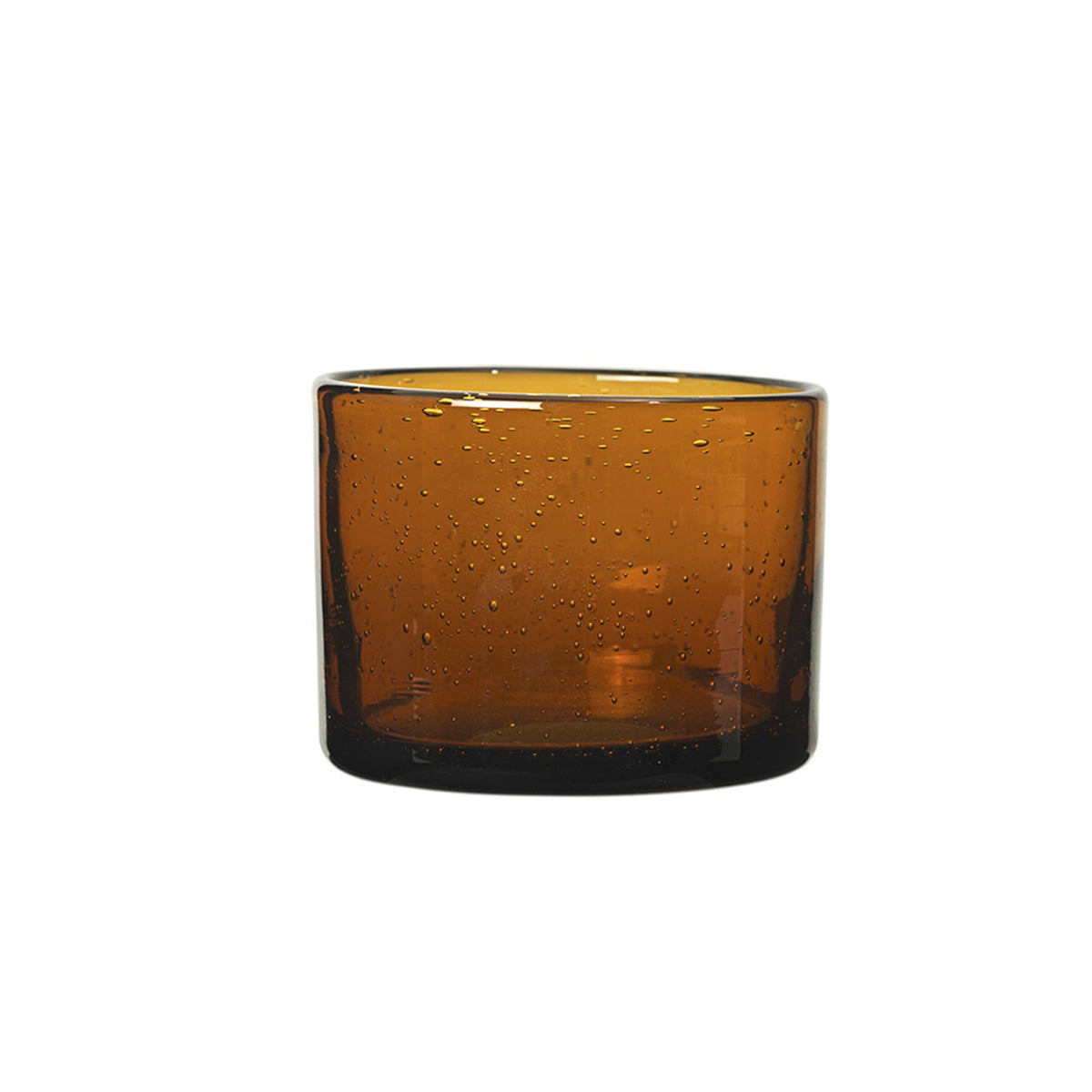 Oli Water Glass Low Amber - ferm LIVING
