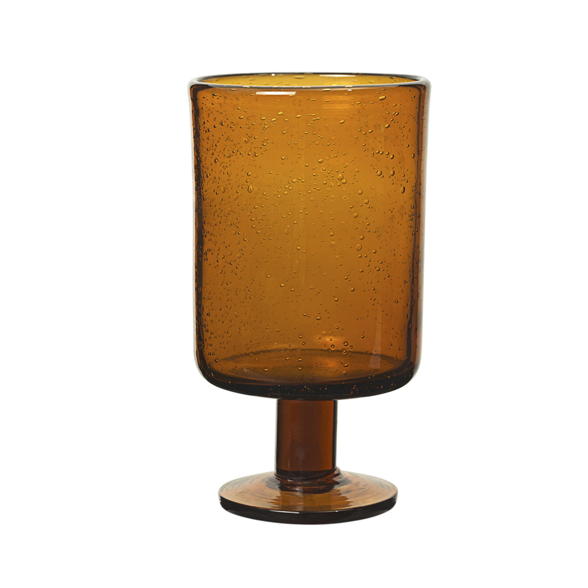 Oli Wine Glass Amber - ferm LIVING