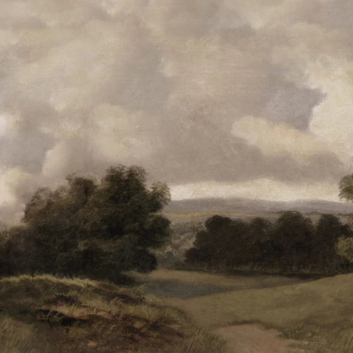 Oilpainting Landscape Mural Wallpaper - Borastapeter