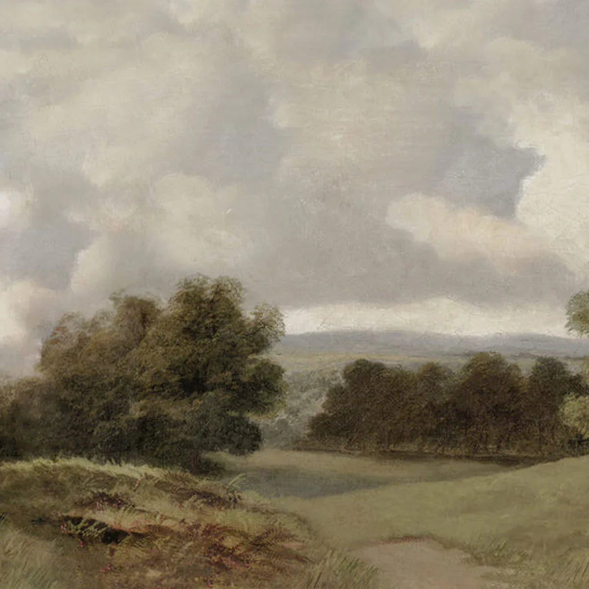 Oilpainting Landscape Mural Wallpaper - Borastapeter