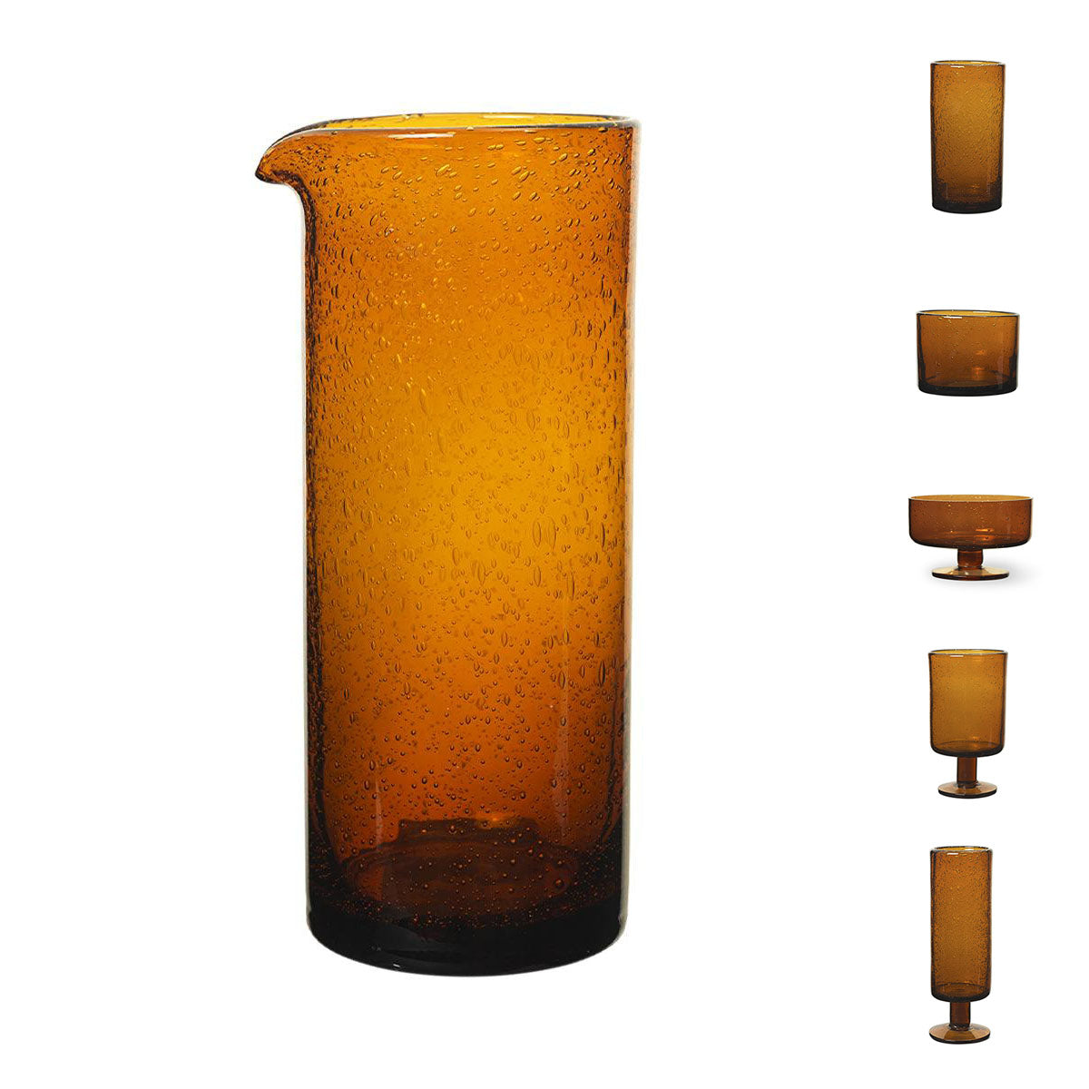 Oli Amber Glassware - ferm LIVING