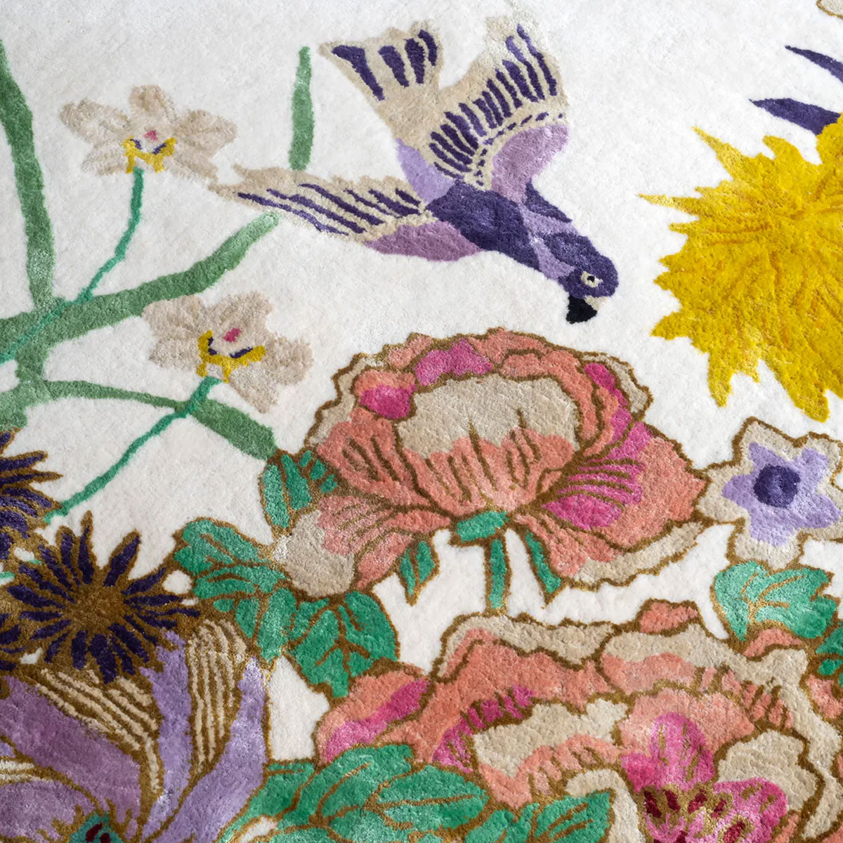 One Hundred Flowers Hand Tufted Rug - Wendy Morrison Design