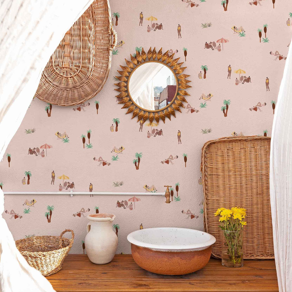 One Day at the Beach Wallpaper - Coordonne