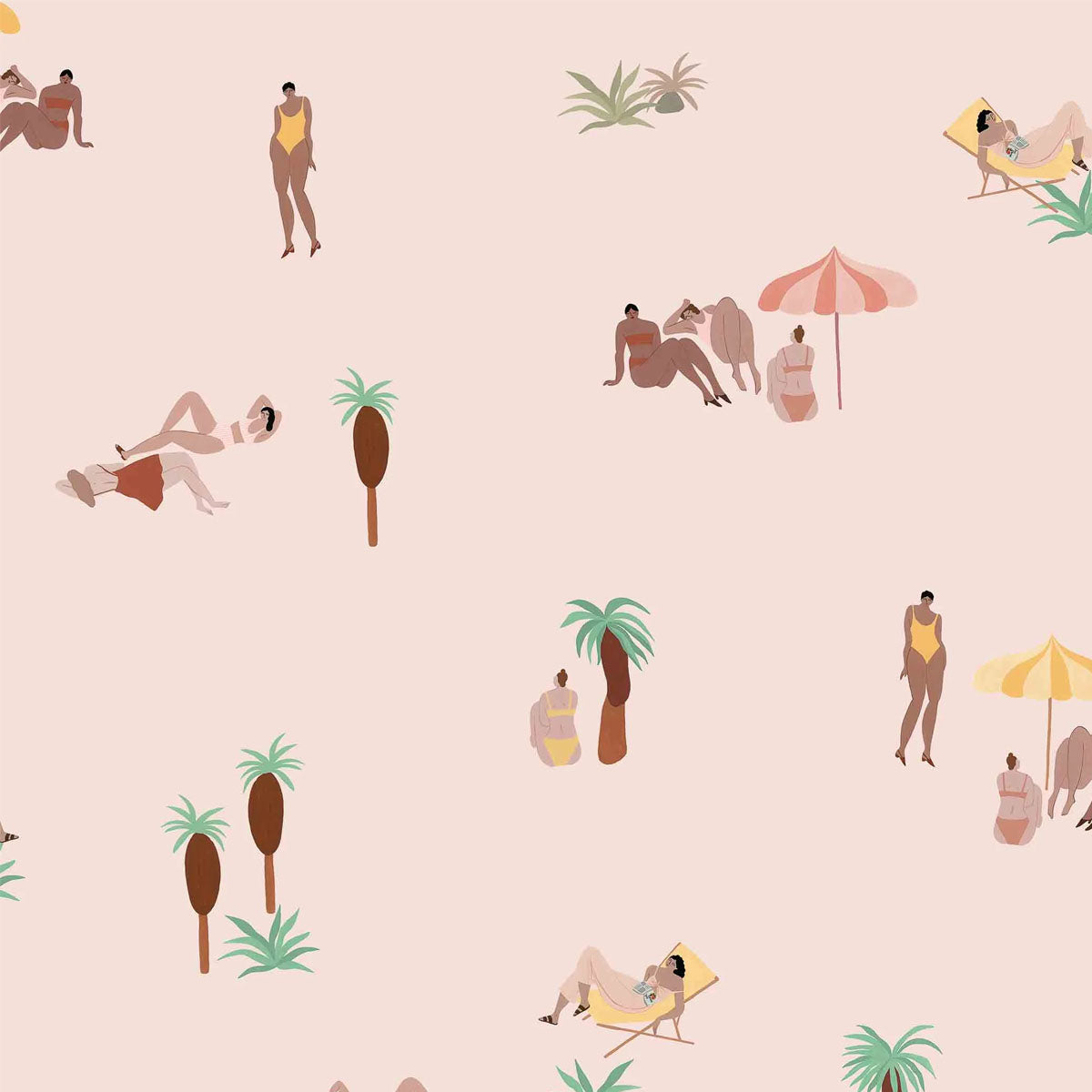 One Day at the Beach Wallpaper - Coordonne