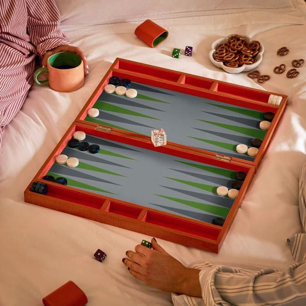 Lacquer Backgammon Set - Addison Ross