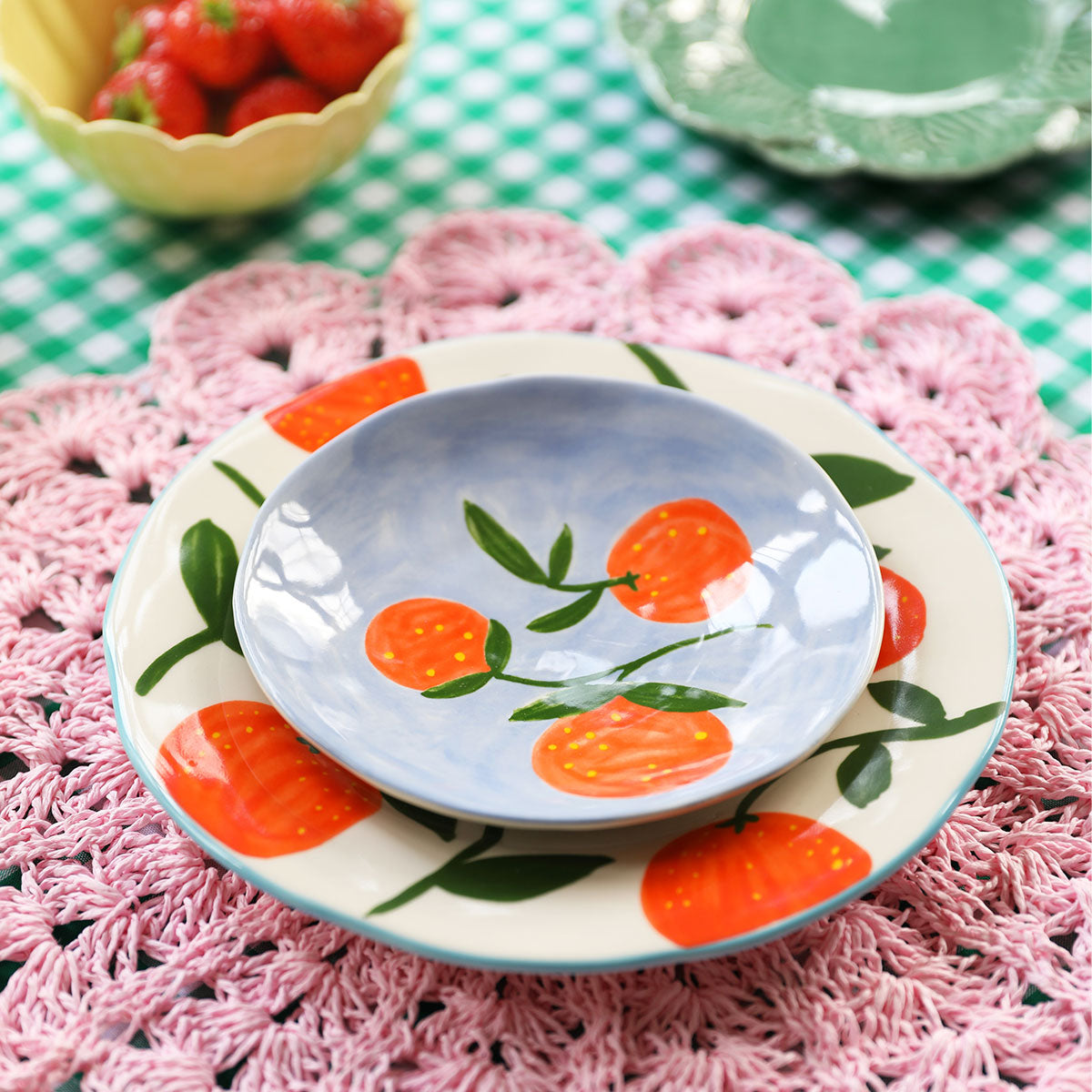 Orange Plate Set Of 4 - &Klevering