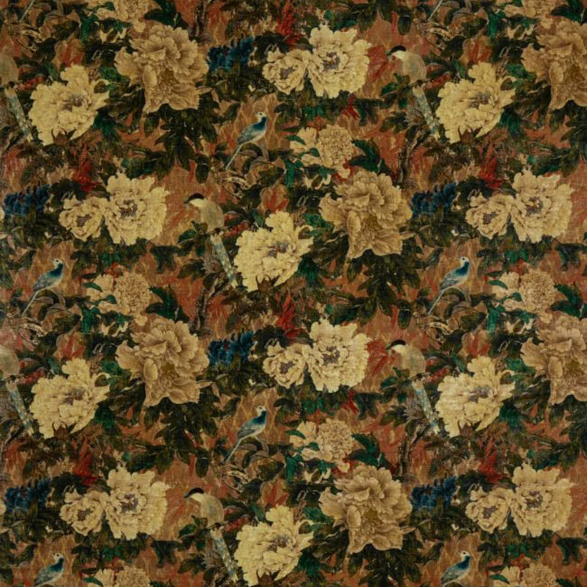 Oriental Garden Fabric - GP&J Baker