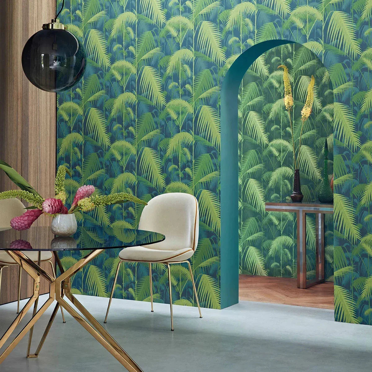 Palm Jungle Icons Wallpaper - Cole & Son