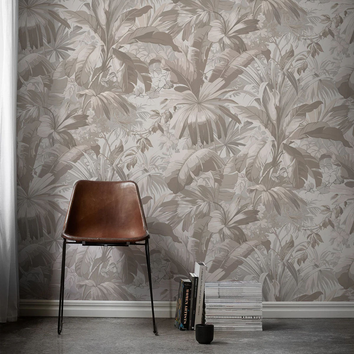 Palm Leaf Mural Wallpaper - Borastapeter