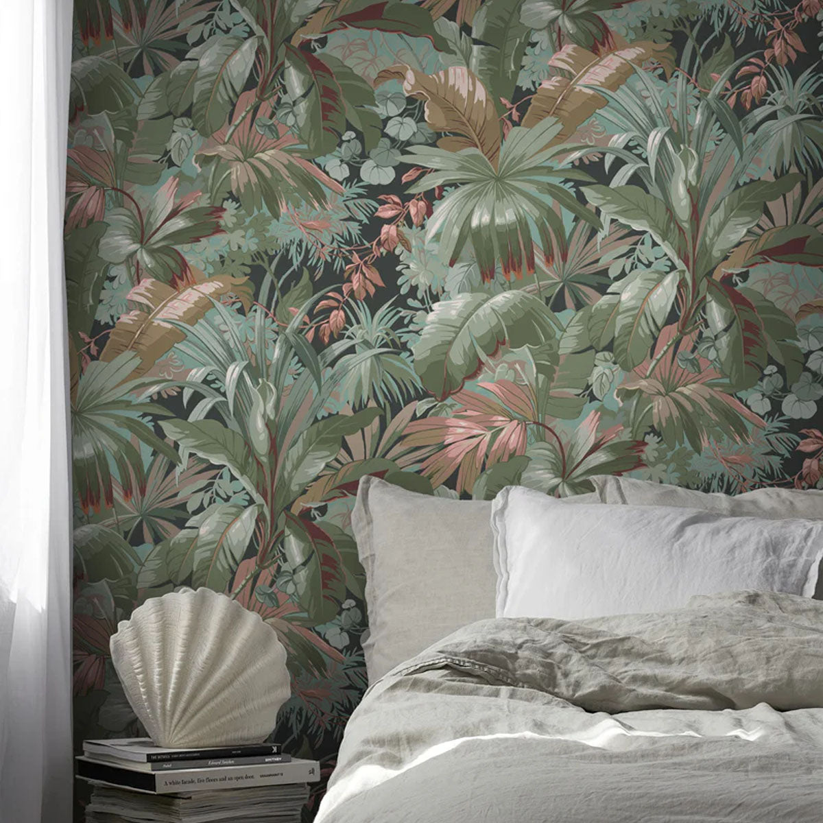 Palm Leaf Mural Wallpaper - Borastapeter