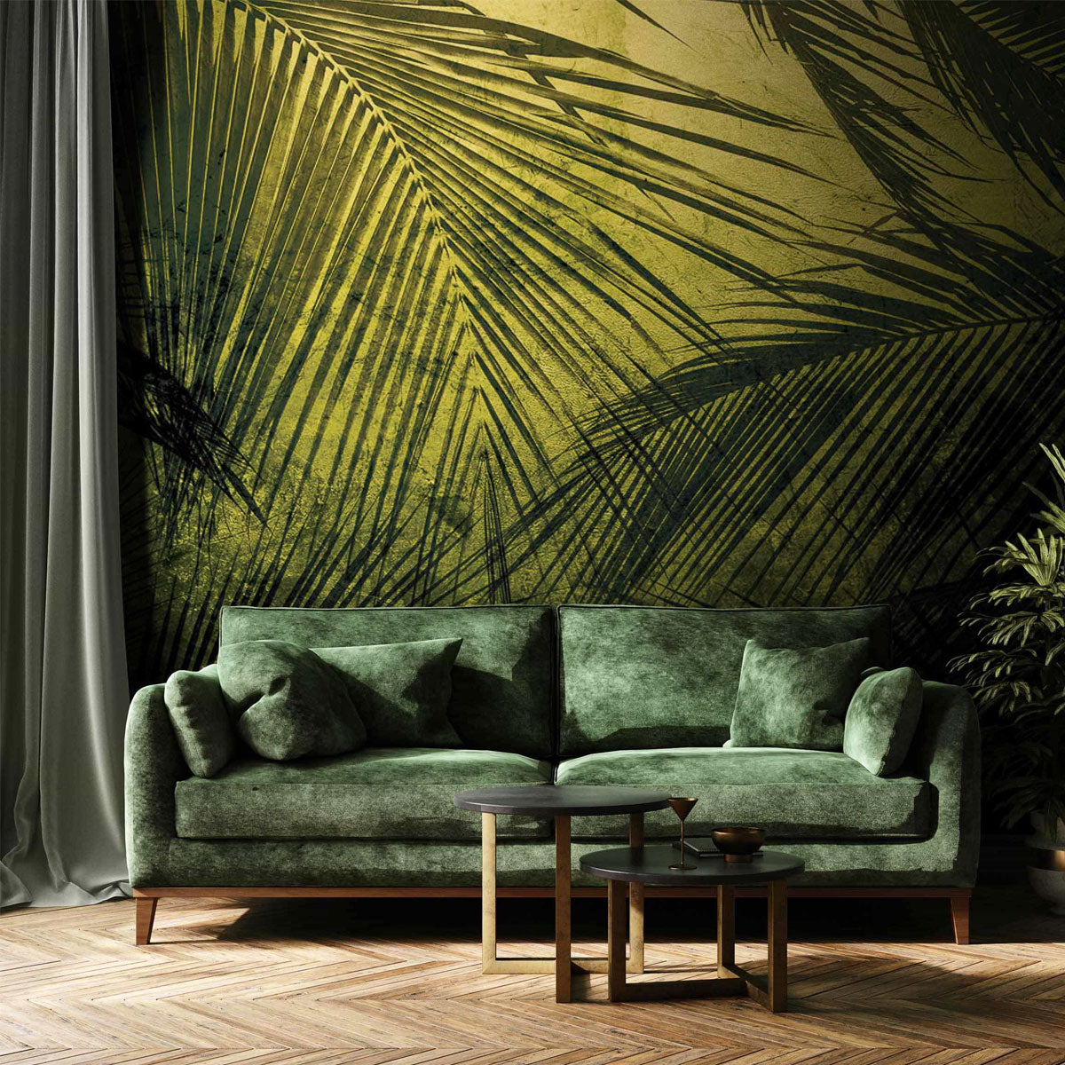 Palms Mural Wallpaper - Coordonne