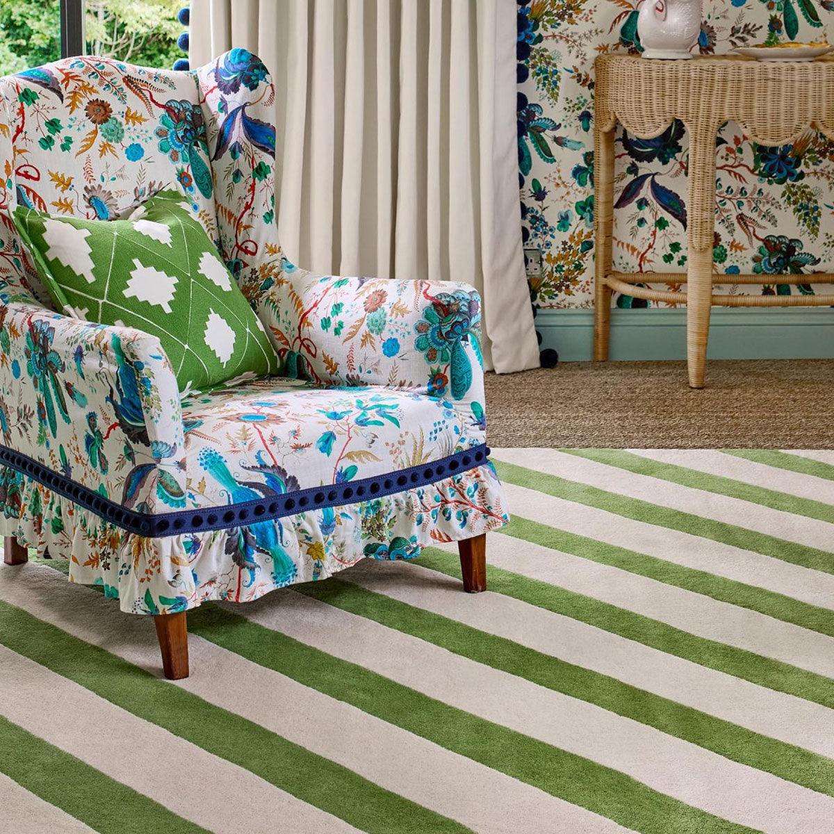 Harlequin X Sophie Robinson &#39;Paper Straw - Peridot&#39; Rug