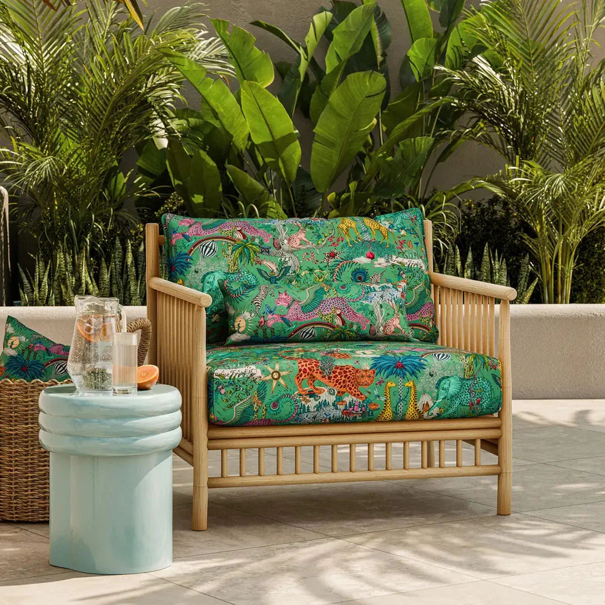 Paradise Lost Indoor Outdoor Fabric - Clarke & Clarke X Emma Shipley
