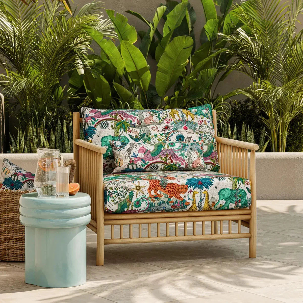 Paradise Lost Indoor Outdoor Fabric - Clarke & Clarke X Emma Shipley