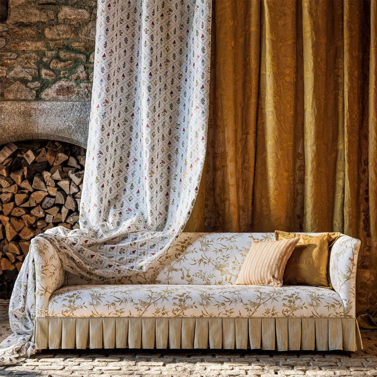 Paradise Woods Toile Fabric - Sanderson
