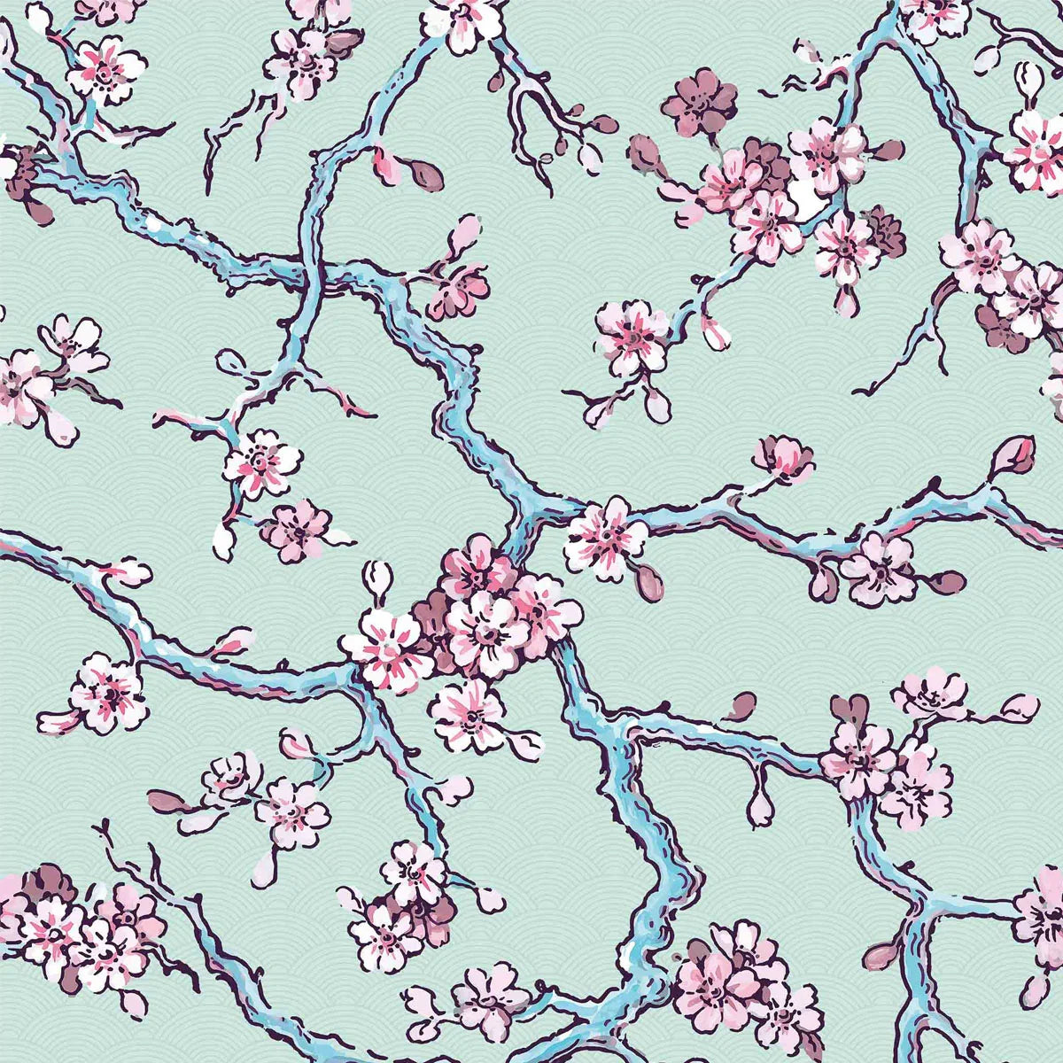 Paravent des Amandiers Wallpaper - Coordonne