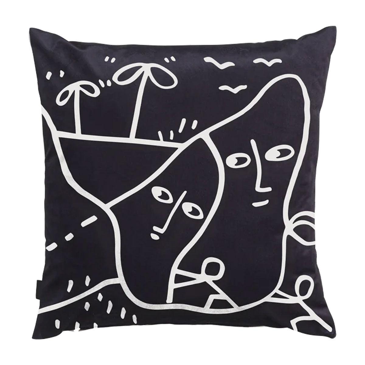 Linescapes Cushion By Shantell Martin - Qeeboo