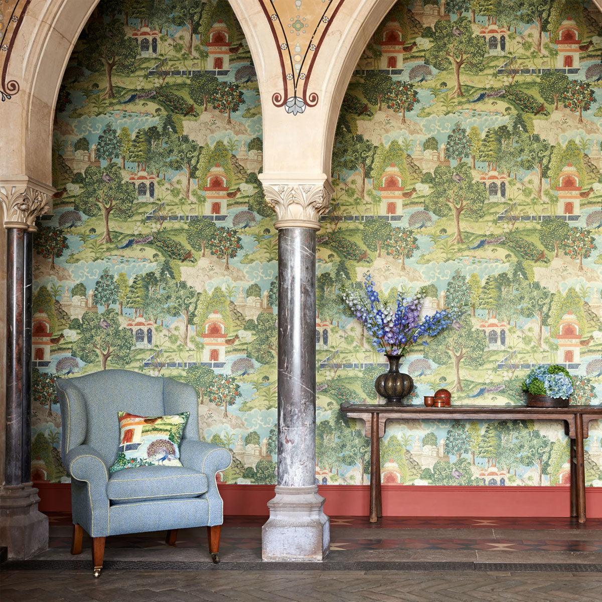 Zoffany -  Peacock Garden Wallpaper