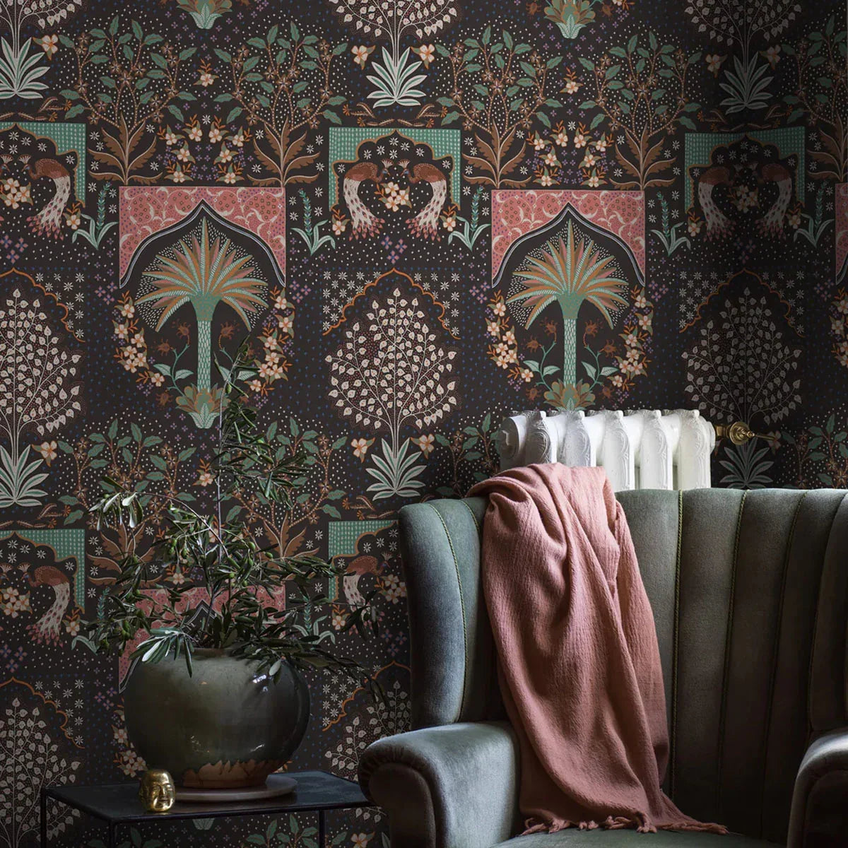 Peacock Mural Wallpaper - Borastapeter