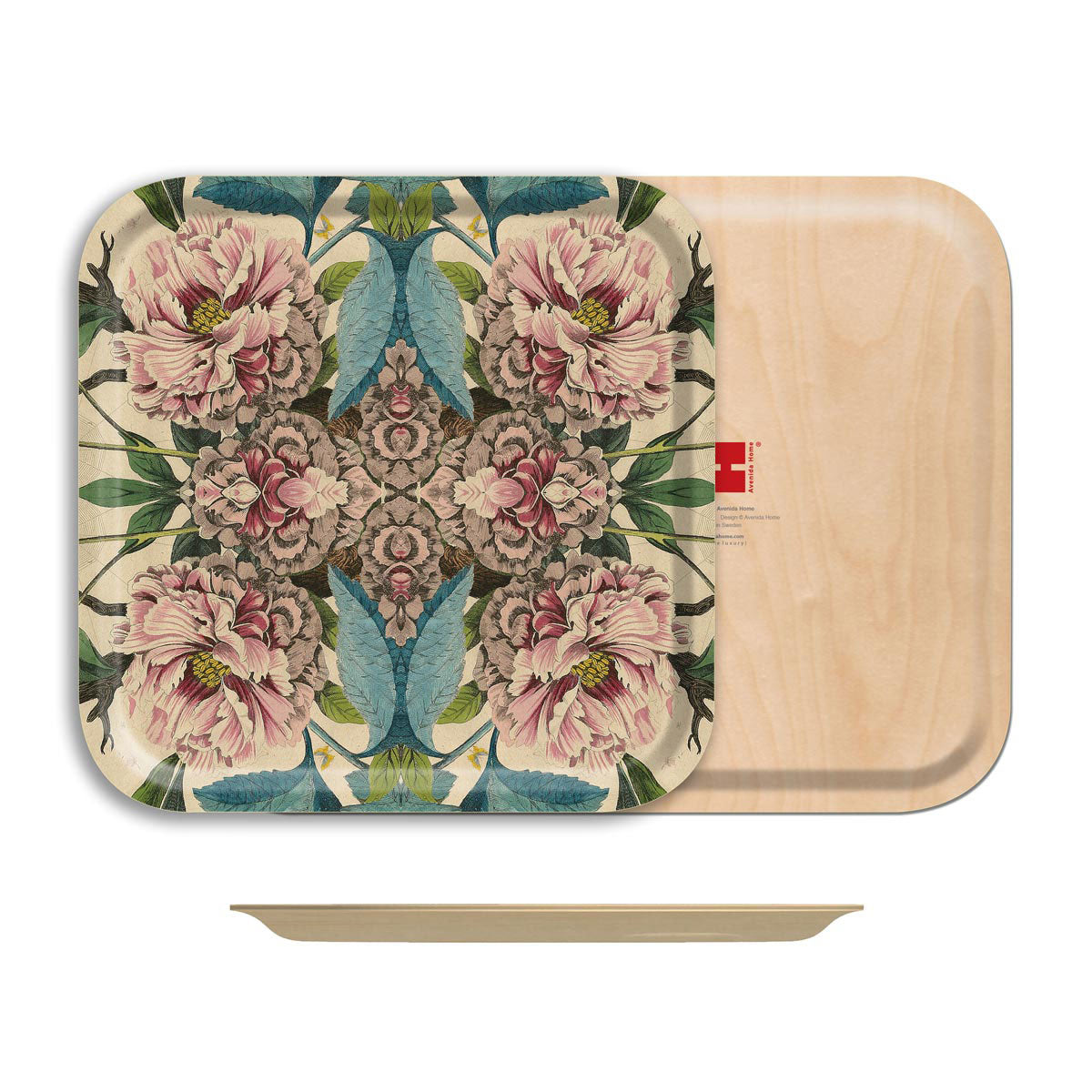 Birch Wood Square Tray - Avenida Home