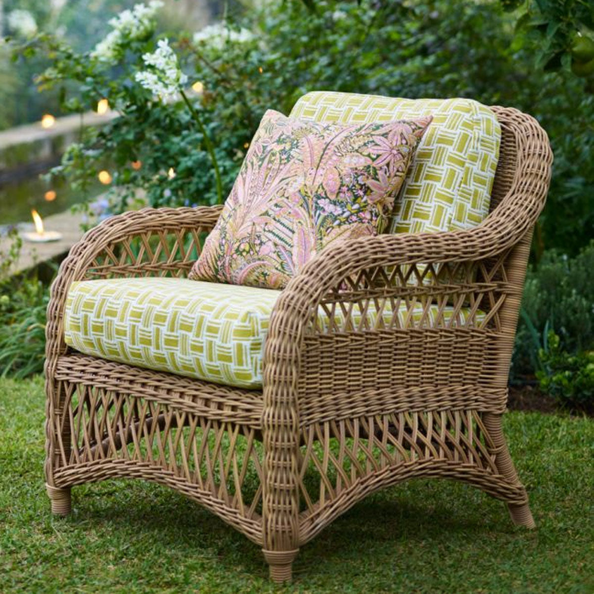 Persian Voyage Jacquard Outdoor Fabric - Liberty