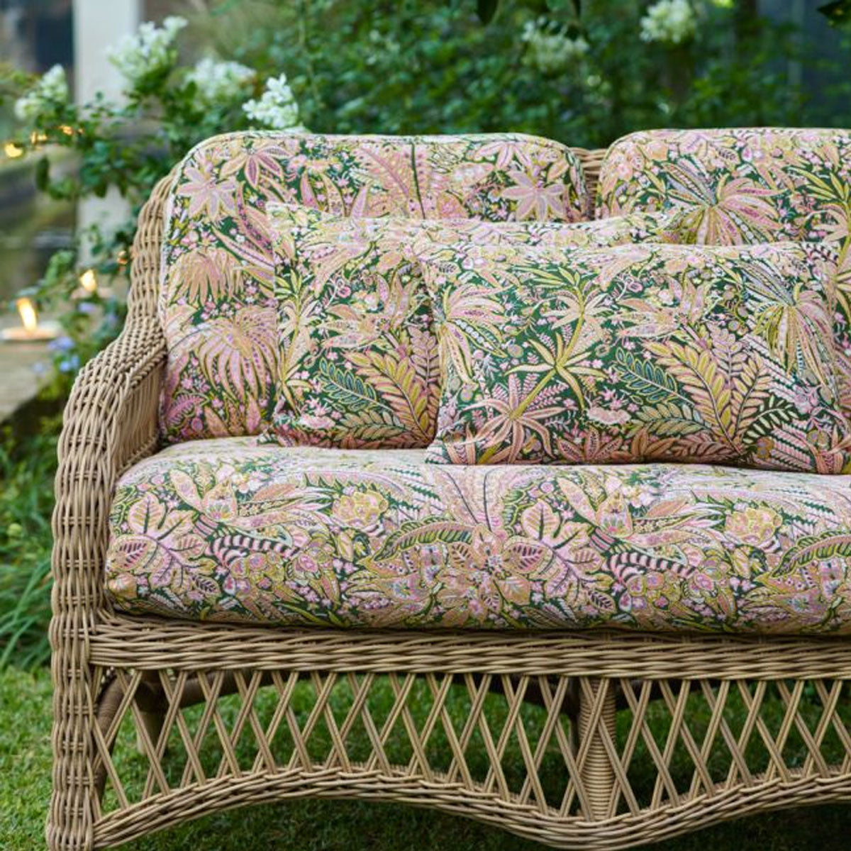 Persian Voyage Jacquard Outdoor Fabric - Liberty