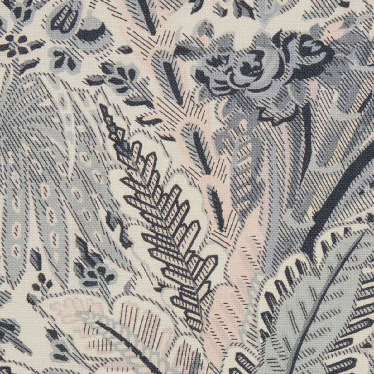 Persian Voyage Linen Fabric - Liberty