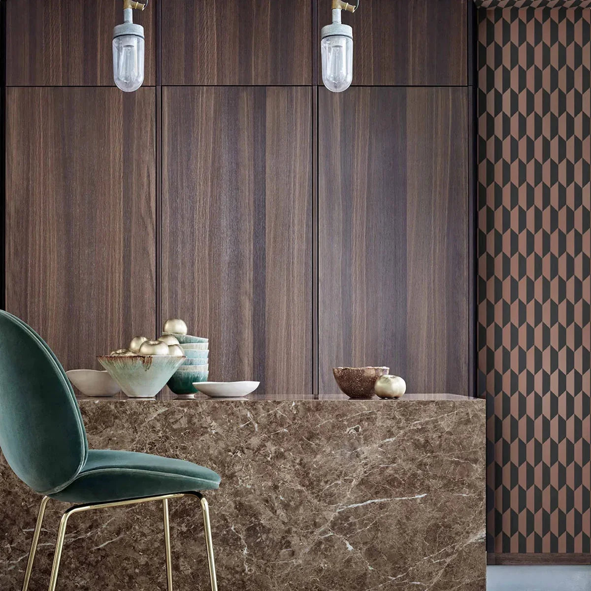 Petite Tile Wallpaper - Cole & Son