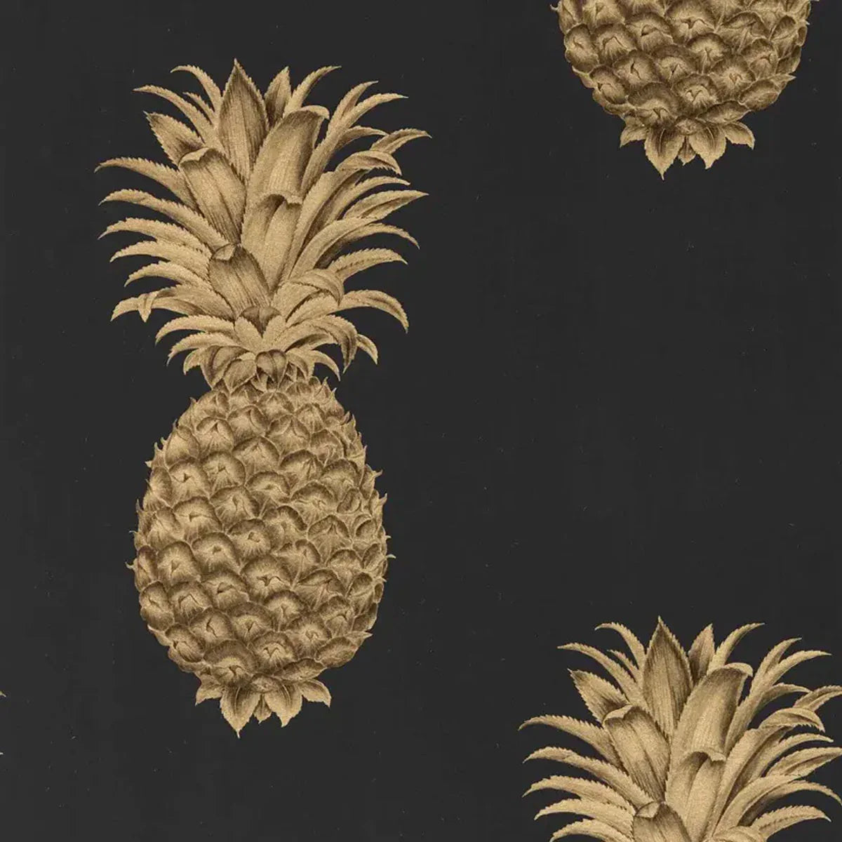 Pineapple Royale Wallpaper - Sanderson