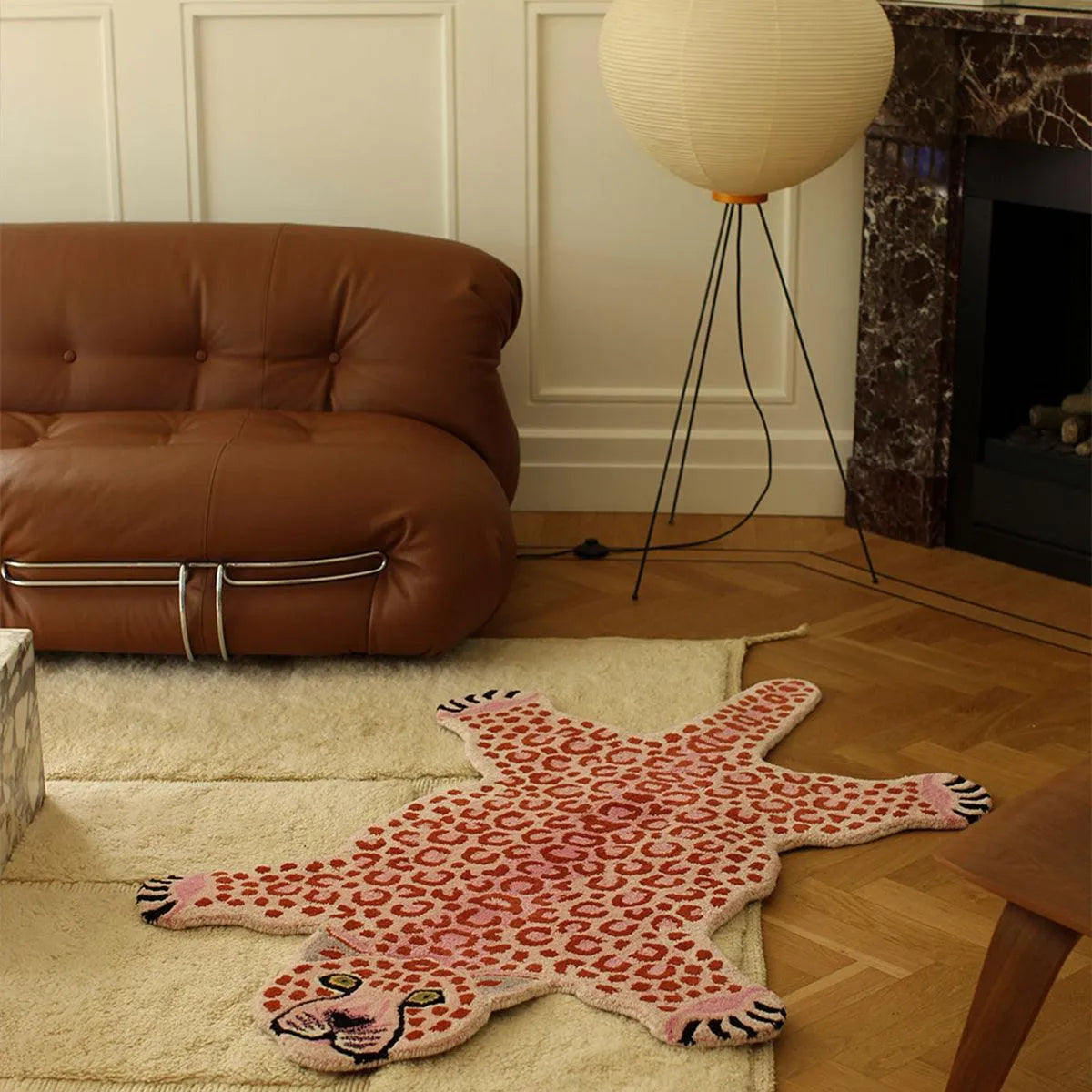 Pinky Leopard Rug - Doing Goods - Courthouse Interiors