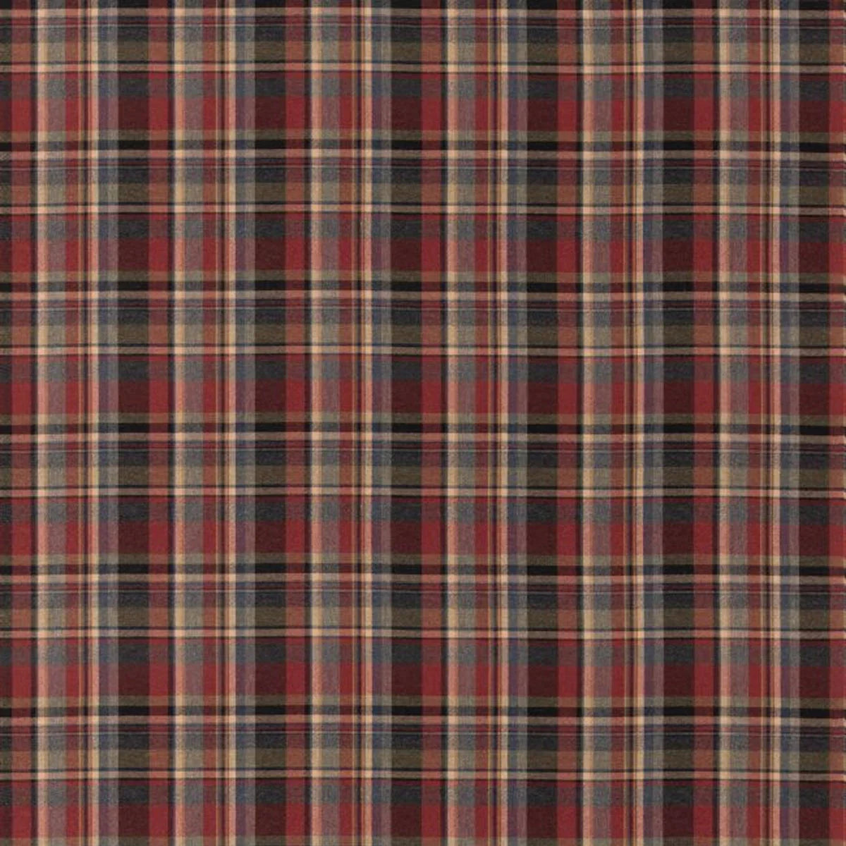Lindisfarne Plaid Fabric - Mulberry Home