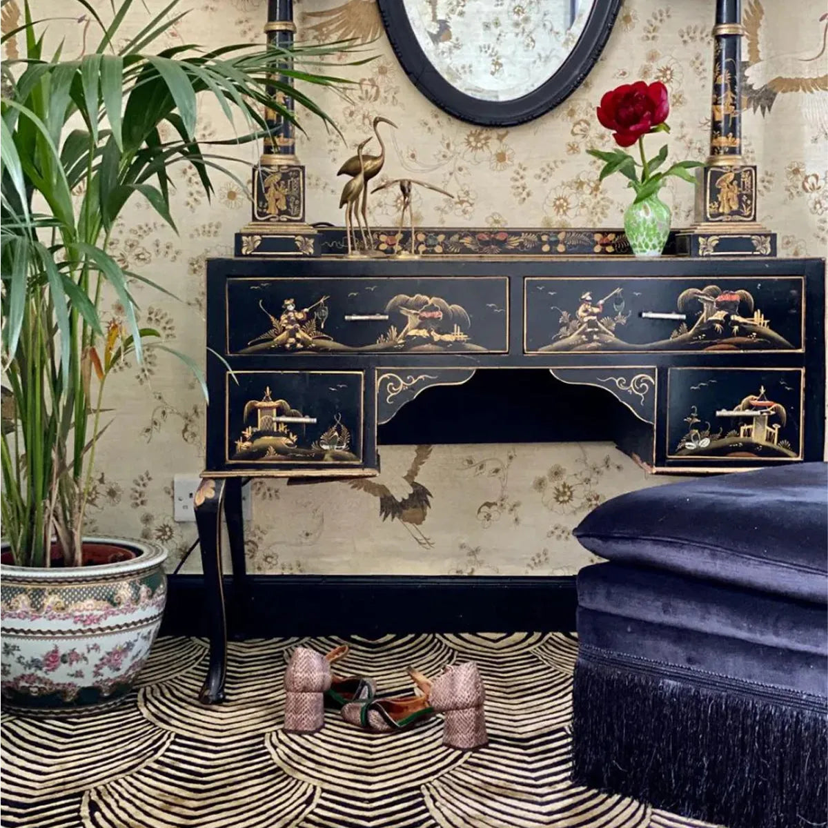 Plumage Gold Hand Tufted Rug - Wendy Morrison Design - Courthouse Interiors