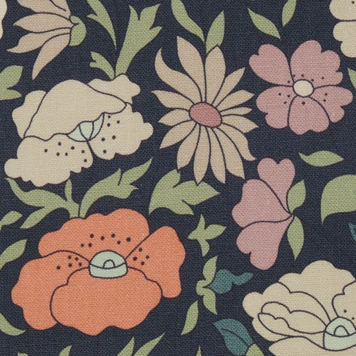 Poppy Meadowfield Linen Fabric - Liberty