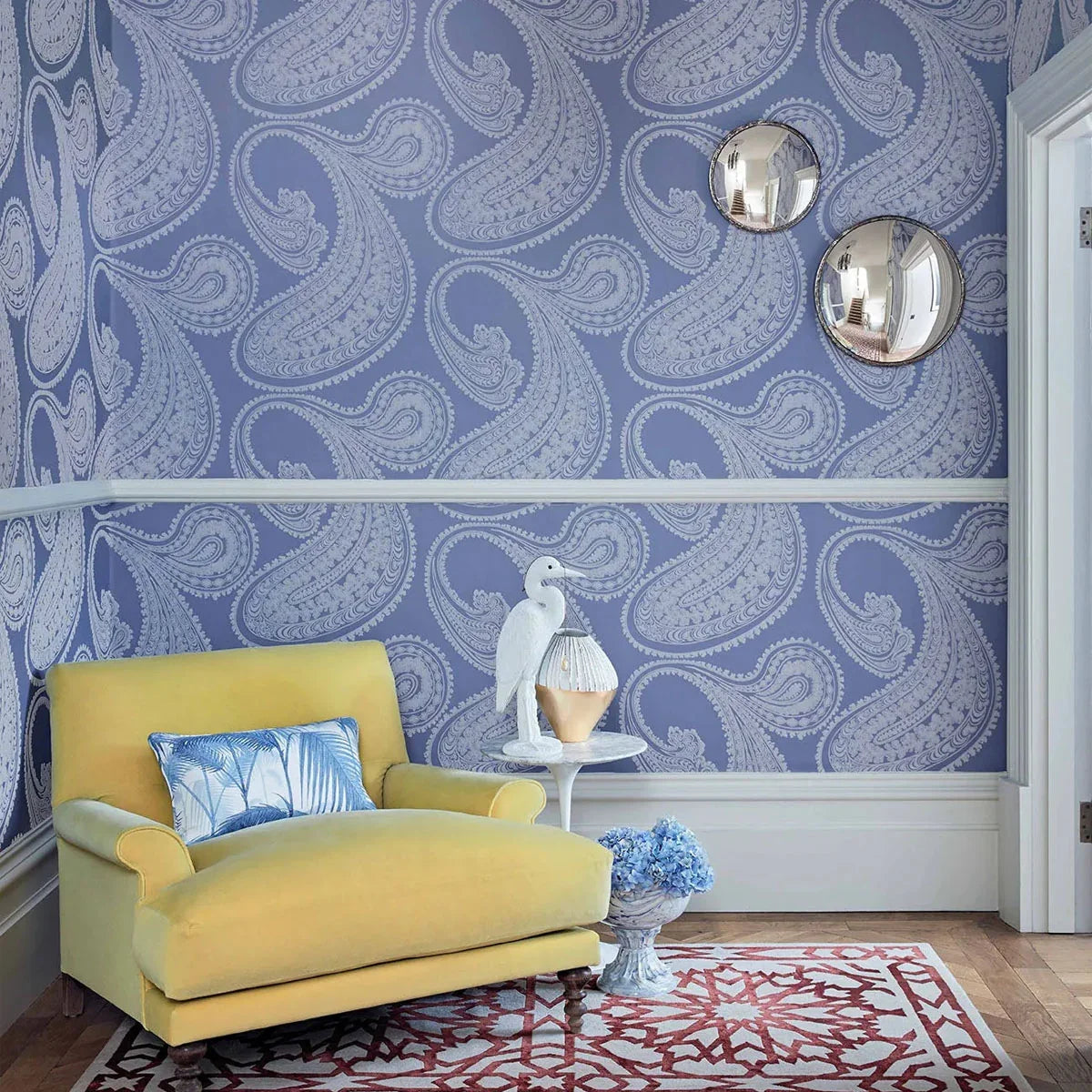 Rajapur Flock Wallpaper - Cole & Son