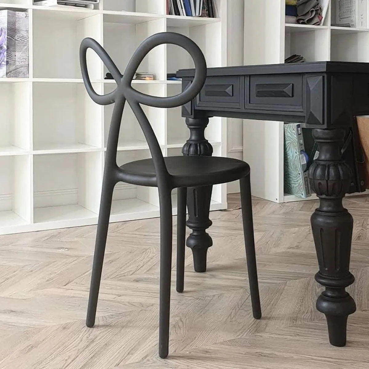 Gray Ribbon Chair Ribbon Chair Set of 2 - Qeeboo - Courthouse Interiors
