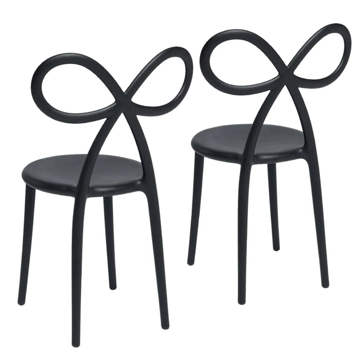 Gray Ribbon Chair Ribbon Chair Set of 2 - Qeeboo - Courthouse Interiors